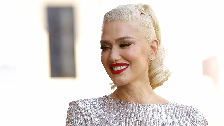 Gwen Stefani smiling