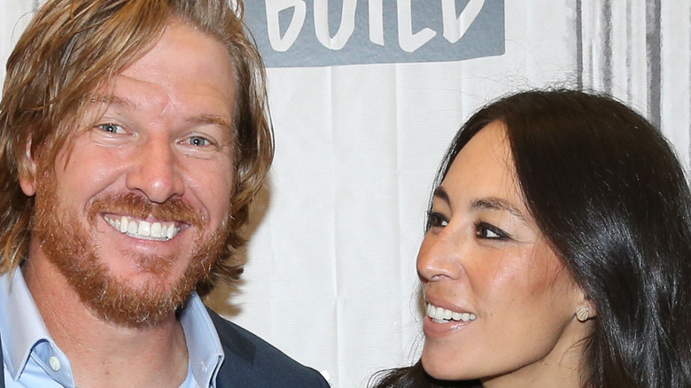 Chip and Joanna Gaines attending an event