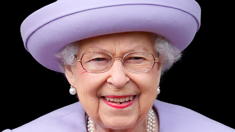 Queen Elizabeth II smiling