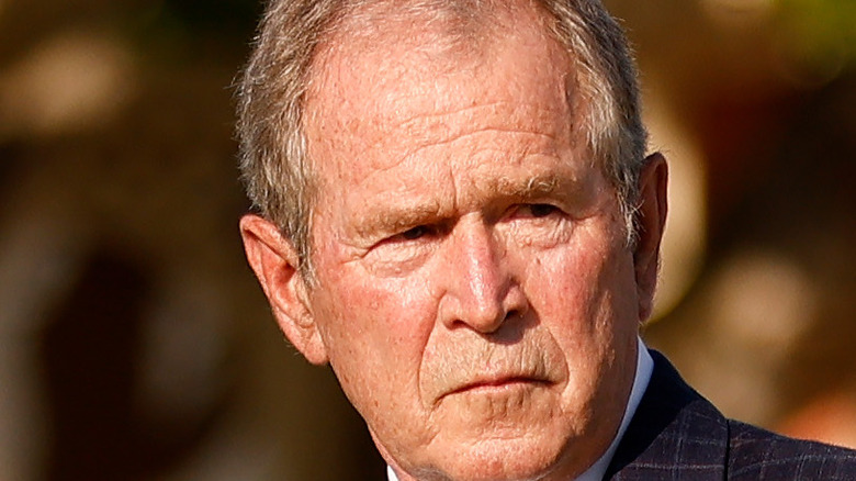 former president george w bush in may 2021