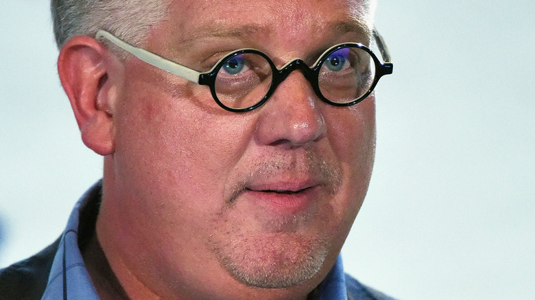 Glenn Beck wears glasses