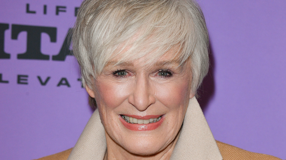 close up of Glenn Close