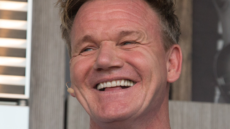 Gordon Ramsay smiling