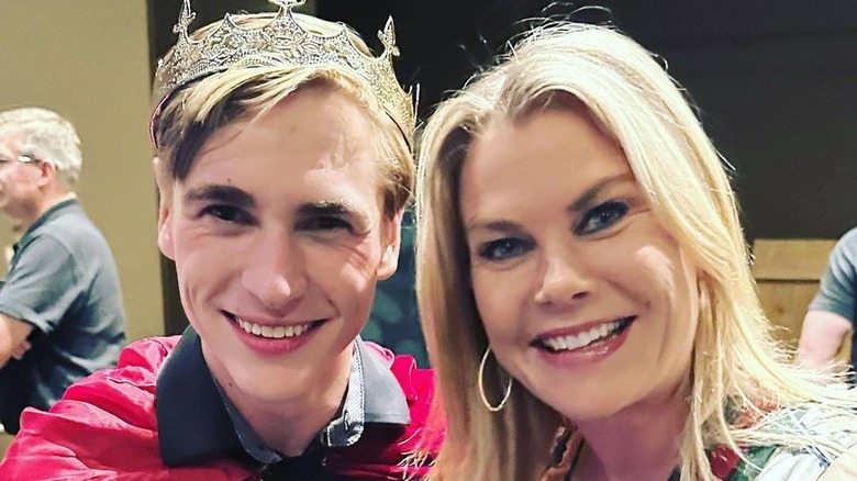 Alison Sweeney and Ben Sanov after his performance 