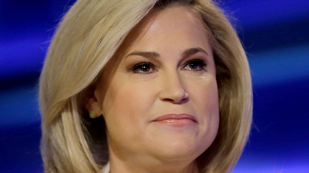 Heidi Cruz wears pale pink