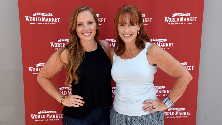 Mina Starsiak Hawk and Karen E. Laine smiling