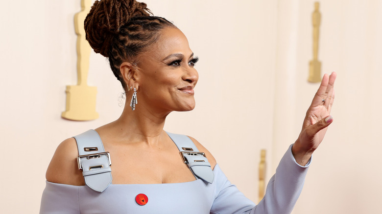 ava duvernay waving red pin