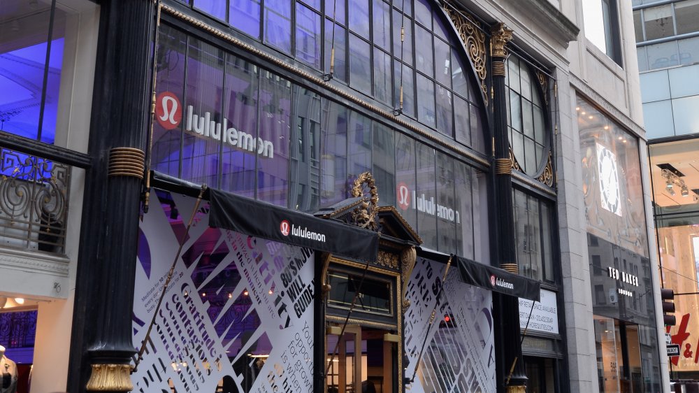 Exterior of Lululemon's flagship store