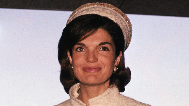 Jackie Kennedy smiling