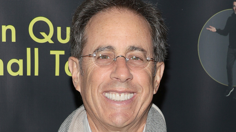 Jerry Seinfeld smiles at event