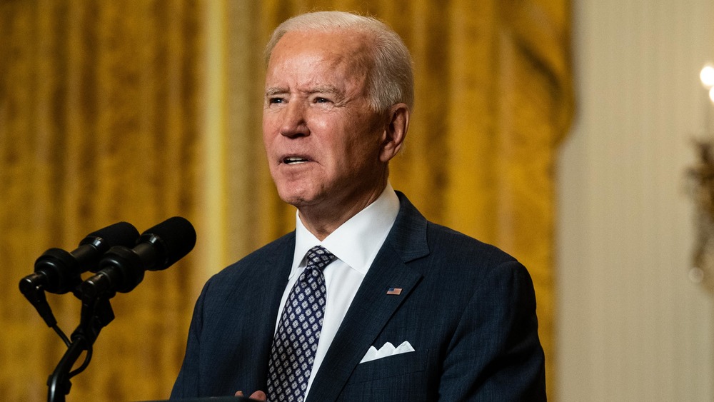 Joe Biden speaking event