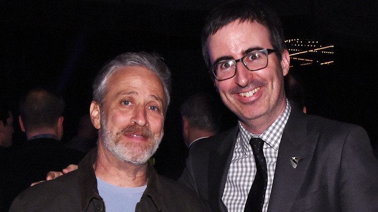 Jon Stewart and John Oliver