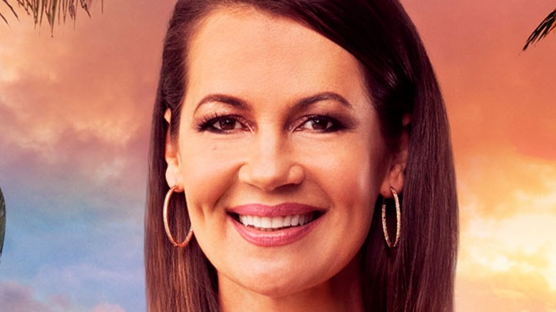 Julia Lemigova smiling for The Real Housewives of Miami promo