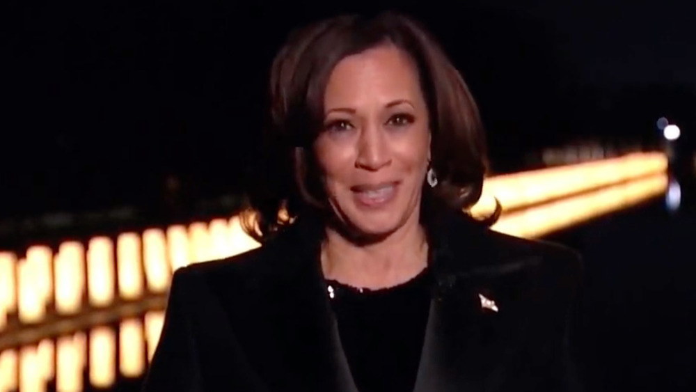 Kamala Harris speaking