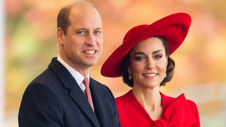 Prince William and Princess Catherine smiling