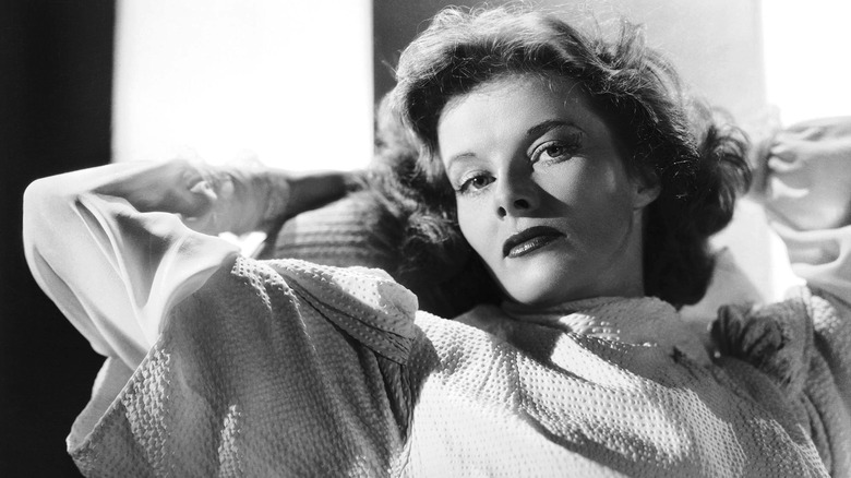 Glamour shot of Katharine Hepburn