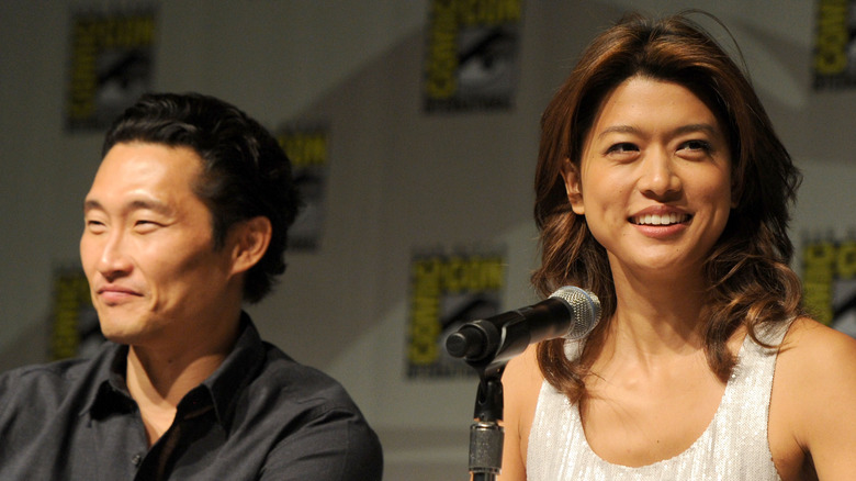 Grace Park and Daniel Dae Kim