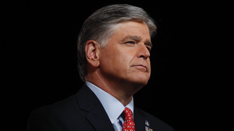 Sean Hannity looking serious
