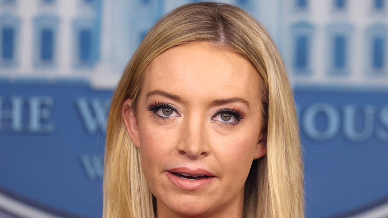 White House Press Secretary Kayleigh McEnany speaks in the James Brady Press Briefing Room on January 07, 2021