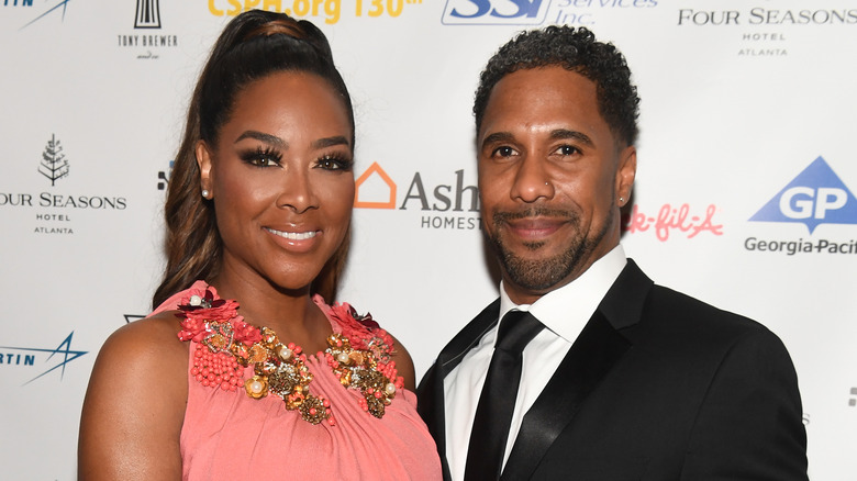 Kenya Moore and Marc Daly together