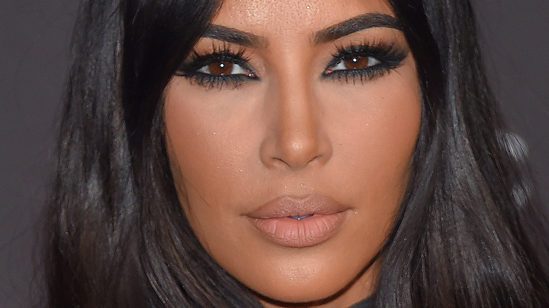 Kim Kardashian up close