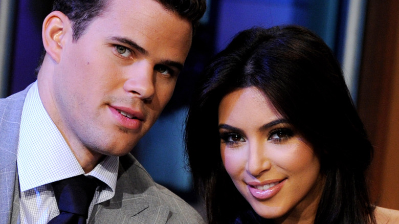 Kim Kardashian and Kris Humphries when they were a couple