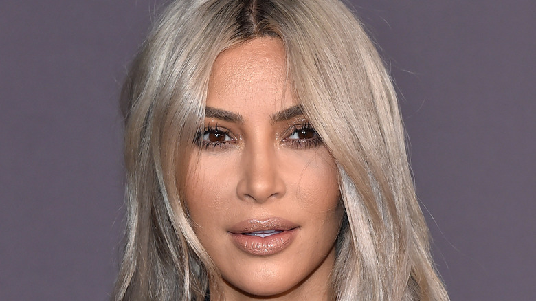 Kim Kardashian posing