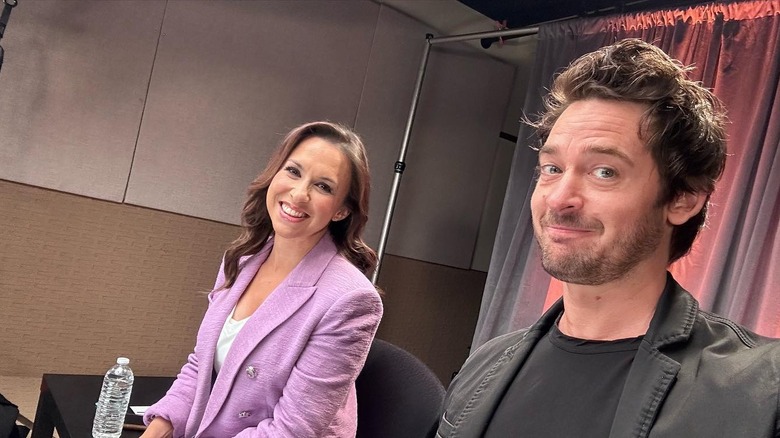 Lacey and Will on press tour 