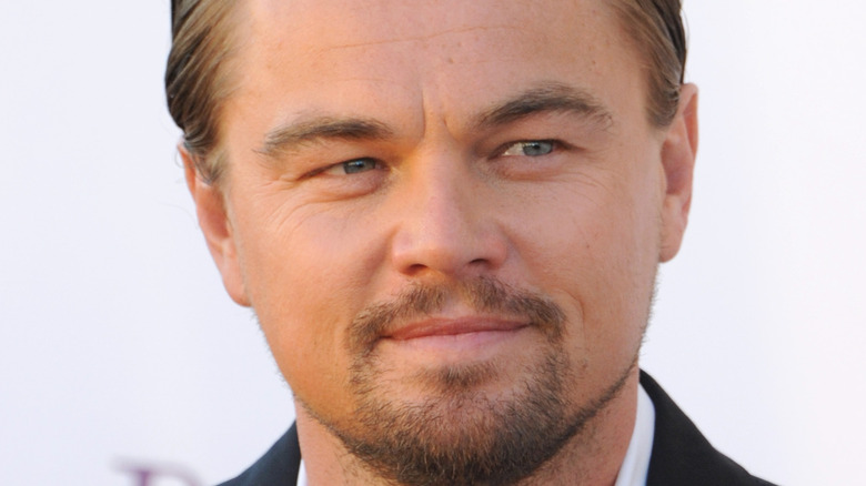 Leonardo Dicaprio smirking