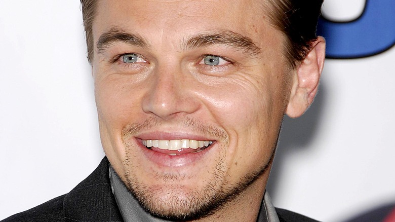 Leonardo DiCaprio smiles