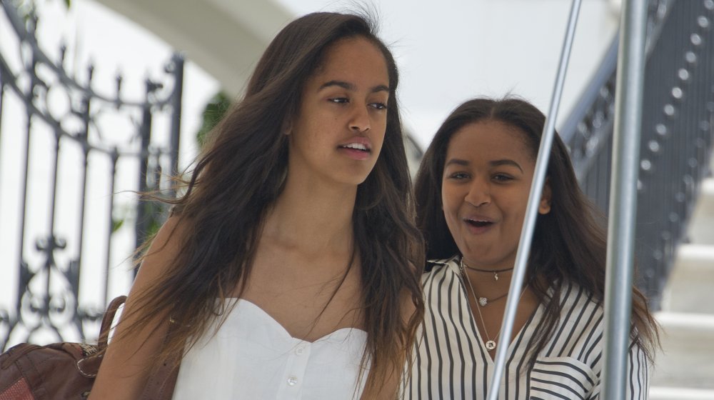 Malia and Sasha Obama