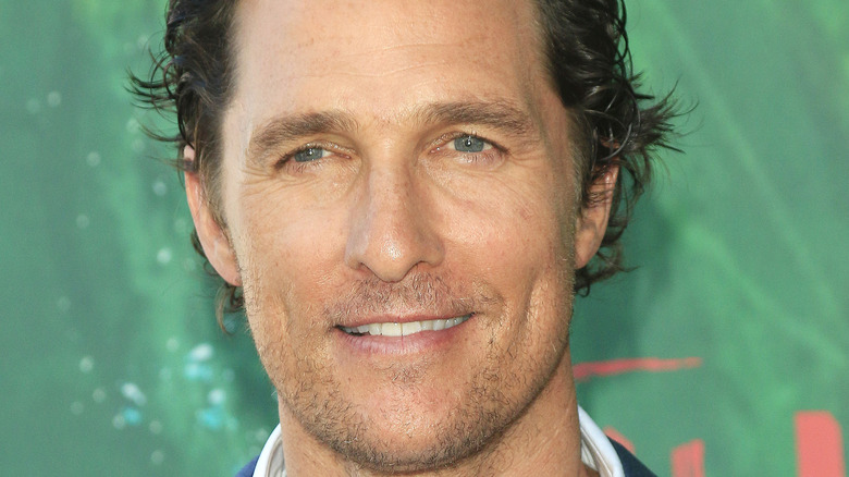 Matthew McConaughey smiling