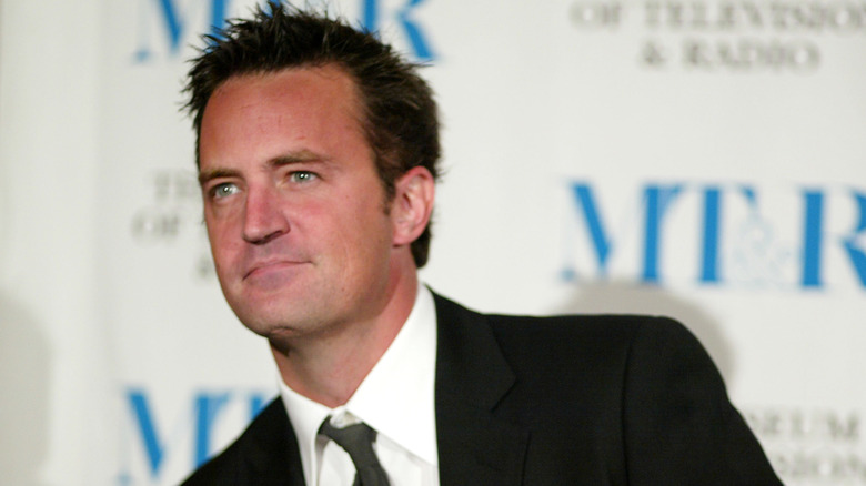 Matthew Perry smiling