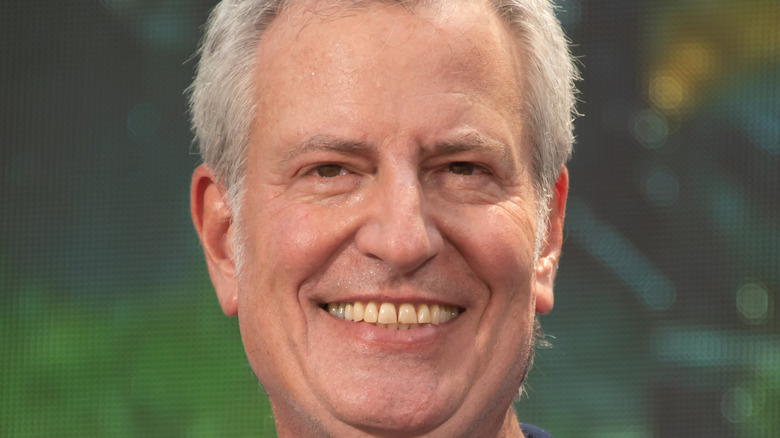 Bill de Blasio smiling