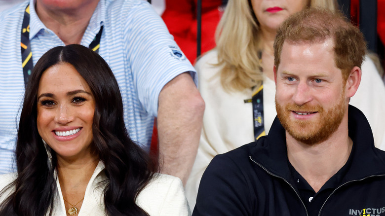 Meghan Markle and Prince Harry smiling