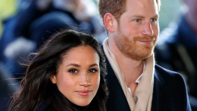 Meghan Markle and Prince Harry at an event