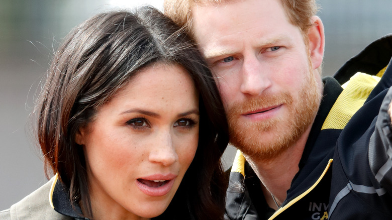 Meghan Markle, Prince Harry outdoor event