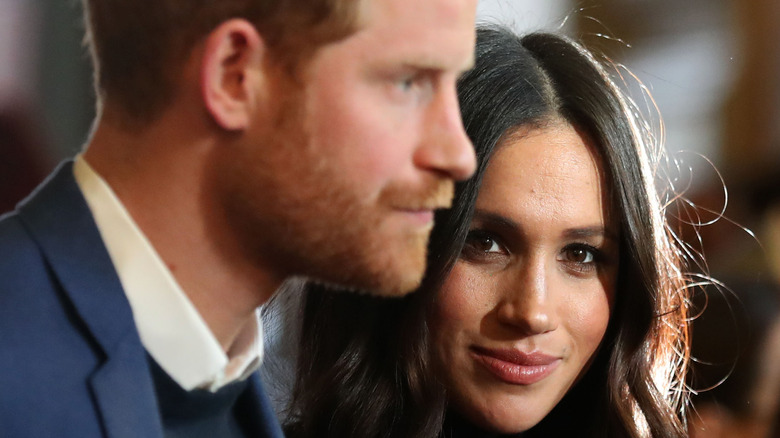 Prince Harry and Meghan Markle at a royal event