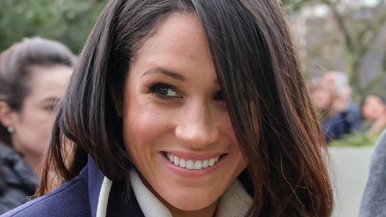 Meghan Markle smiling