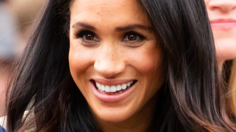 Meghan Markle smiling 2019