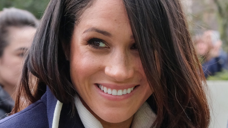 Meghan Markle smiling