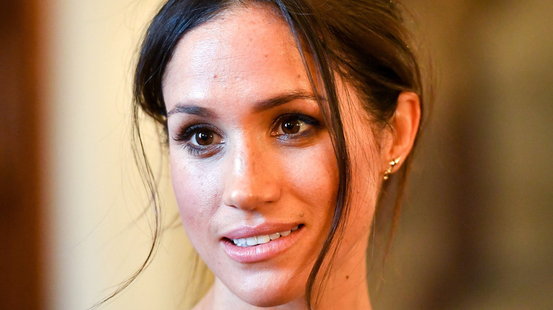 Meghan Markle smiling