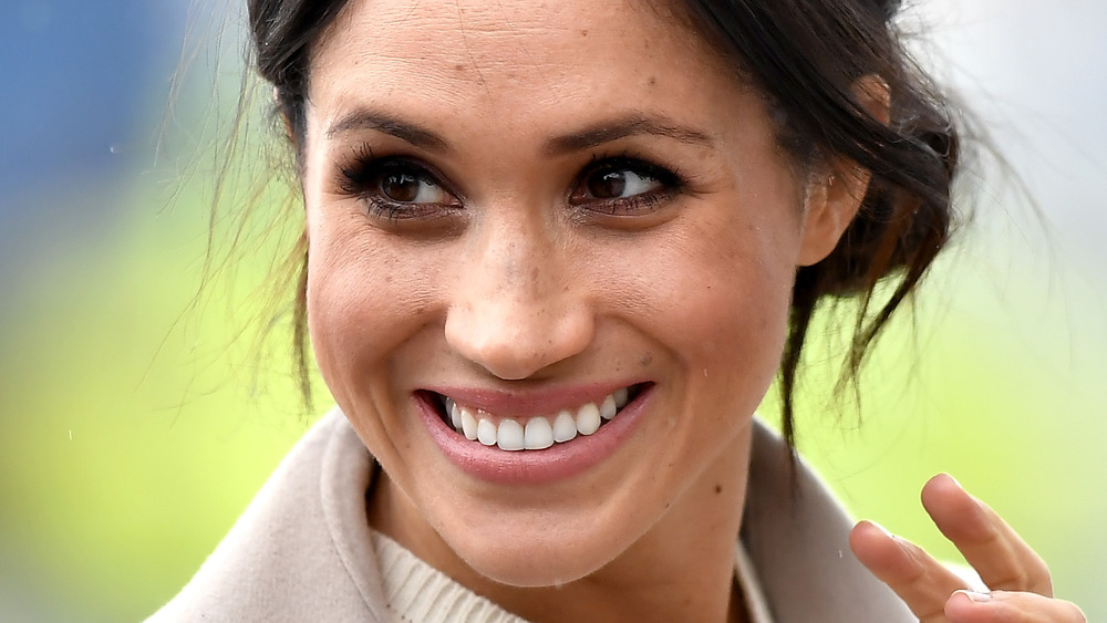 Meghan Markle smiling