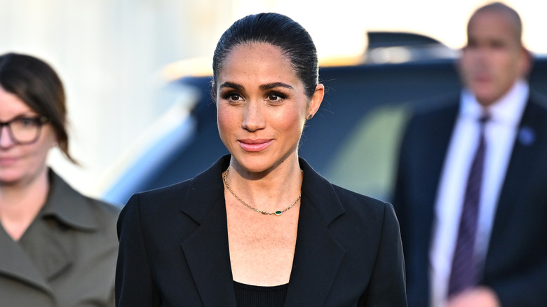 Meghan Markle smiling