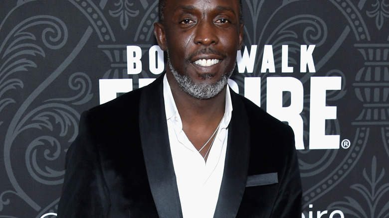 Michael K. Williams promoting "Boardwalk Empire"
