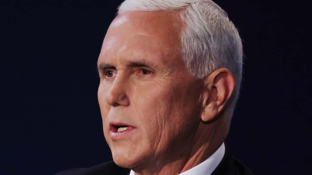 Mike Pence bloodshot eye