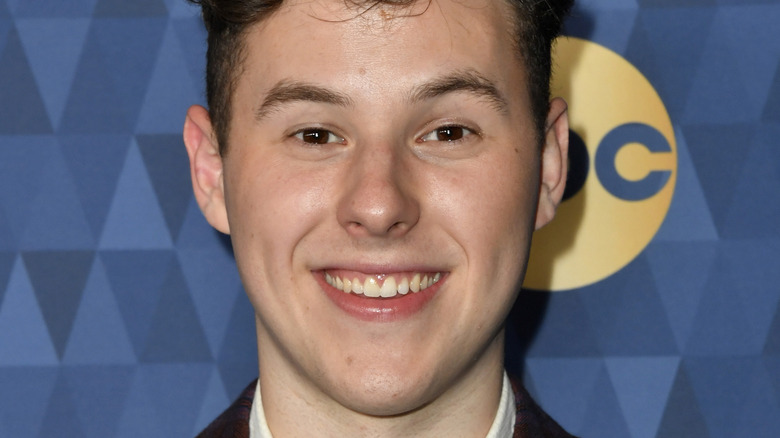 Nolan Gould poses at an event