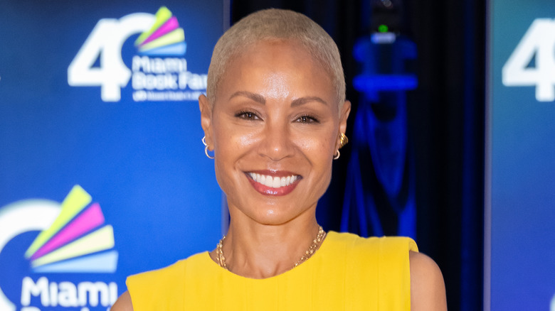 Jada Pinkett Smith smiling