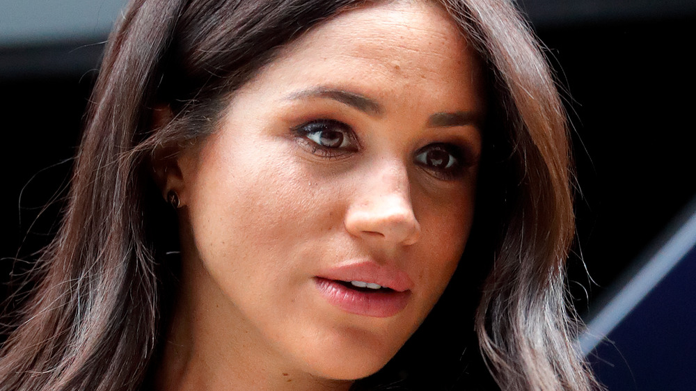 close up of Meghan Markle