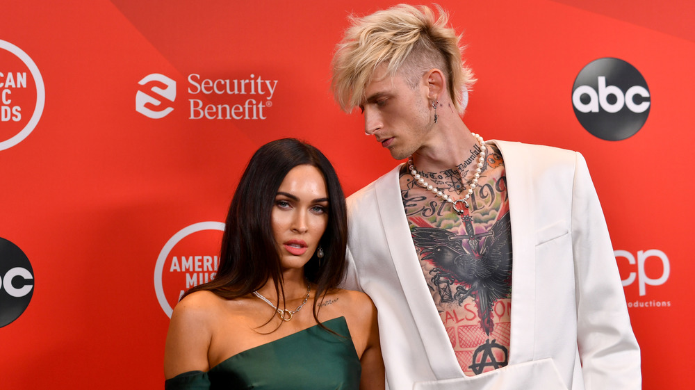 Megan Fox and Machine Gun Kelly attend awards show